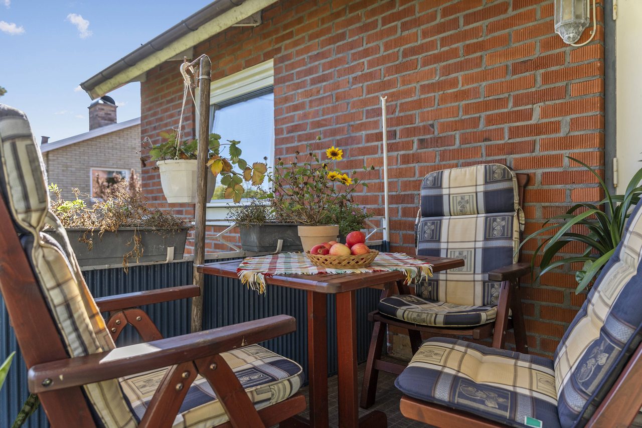 Perfekt för frukosten i solen!