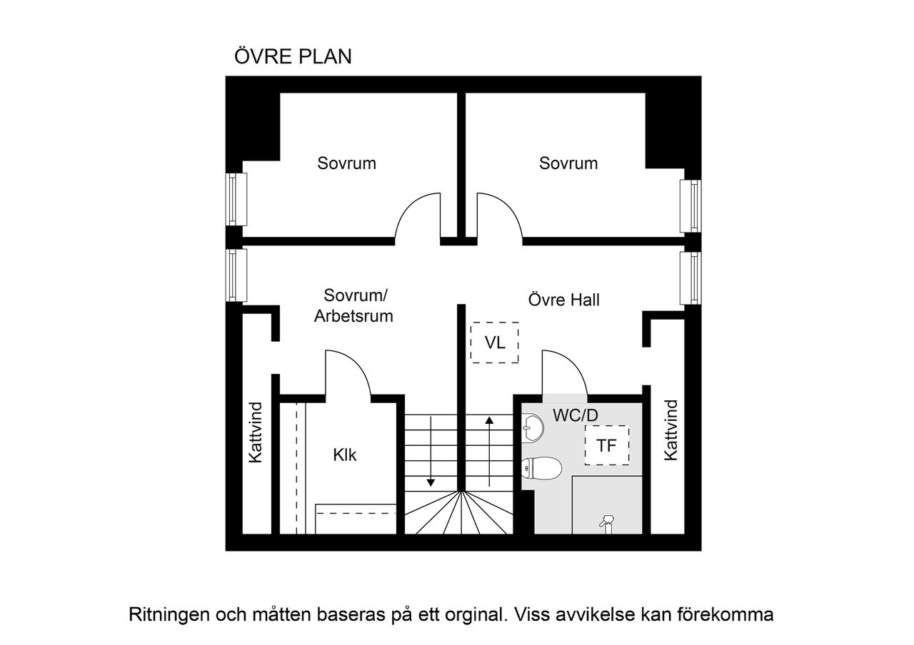 Planritning nedreplan 2