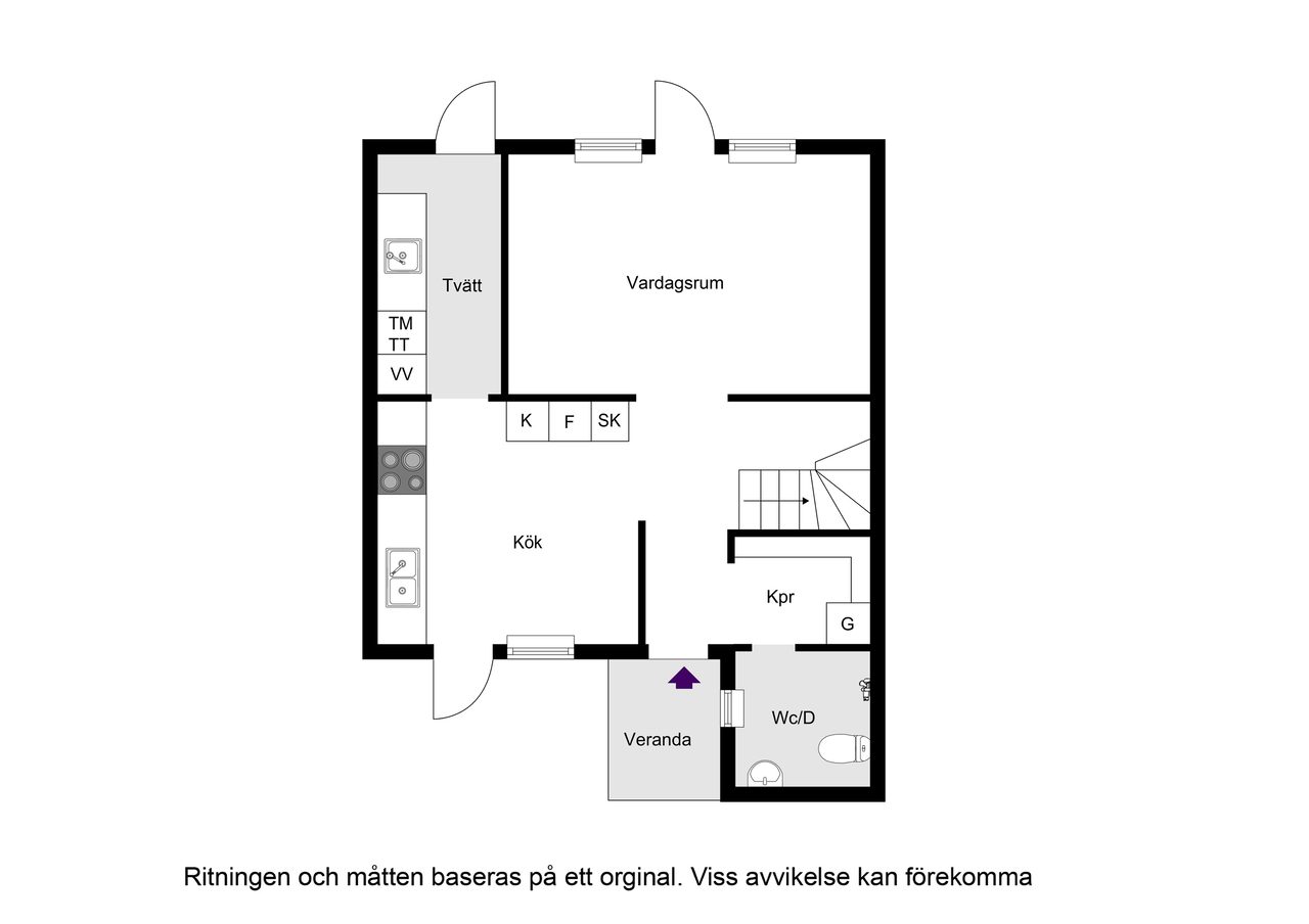 Planritning Humlevägen 5