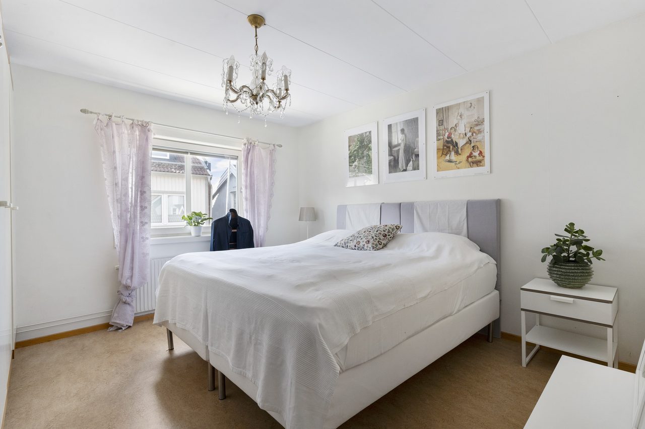 Sovrum på andra våning