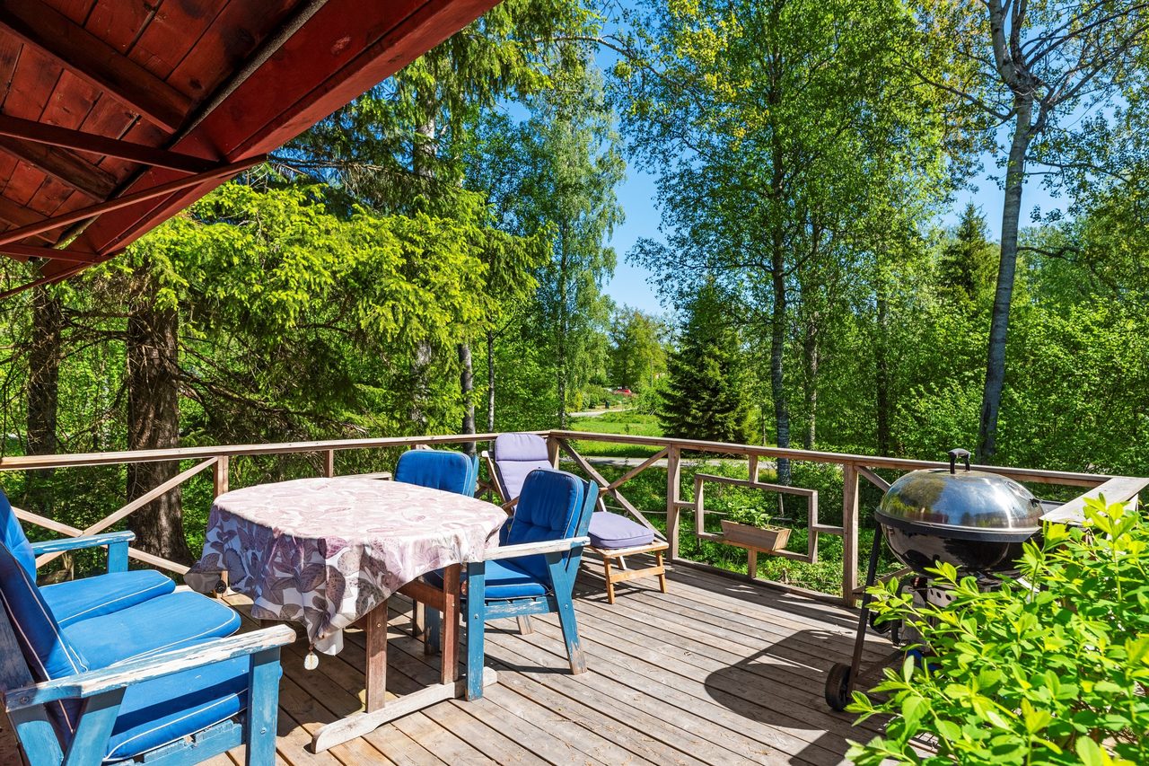 Altan utanför bastun