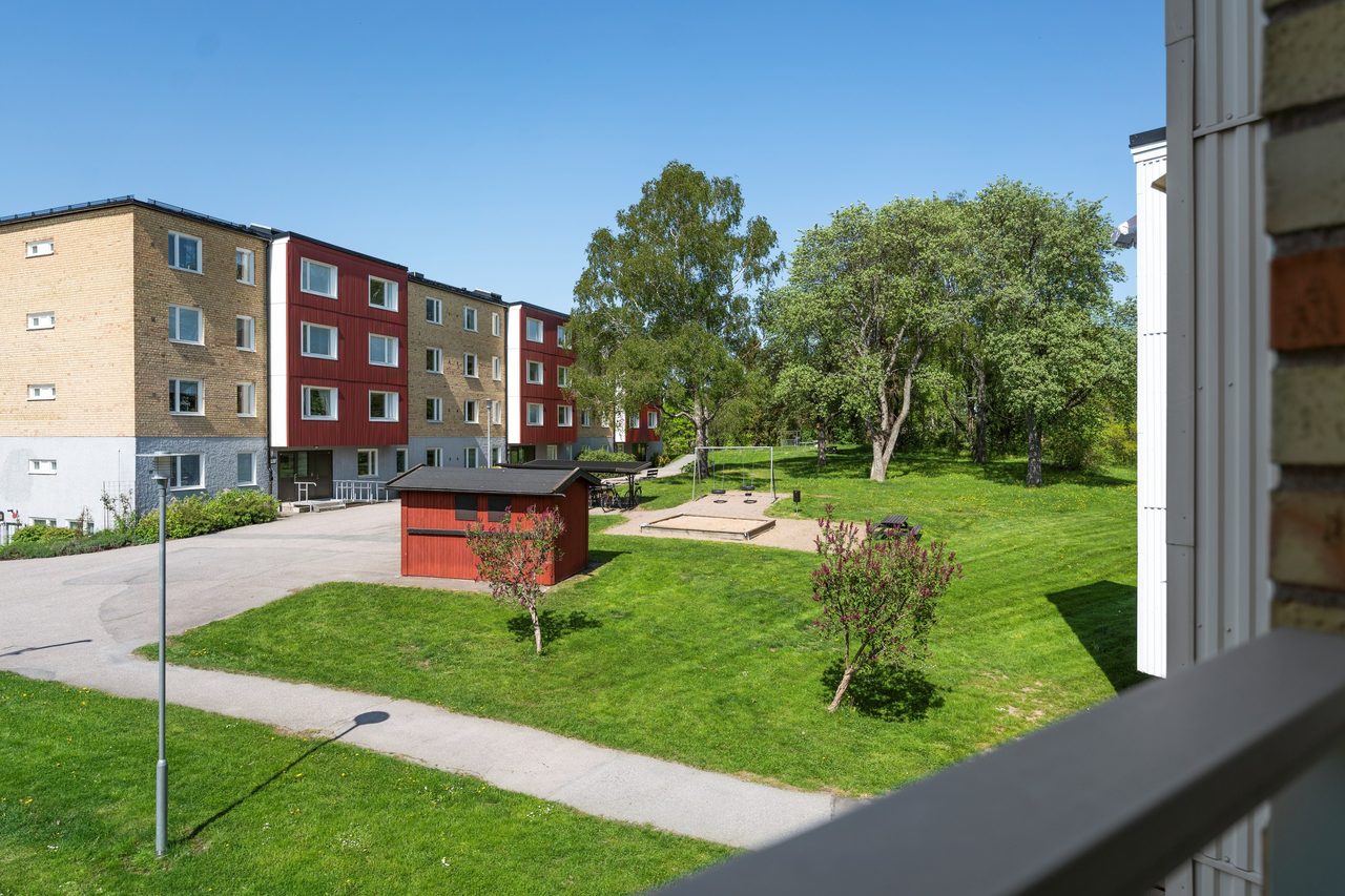 Vy från fransk balkong