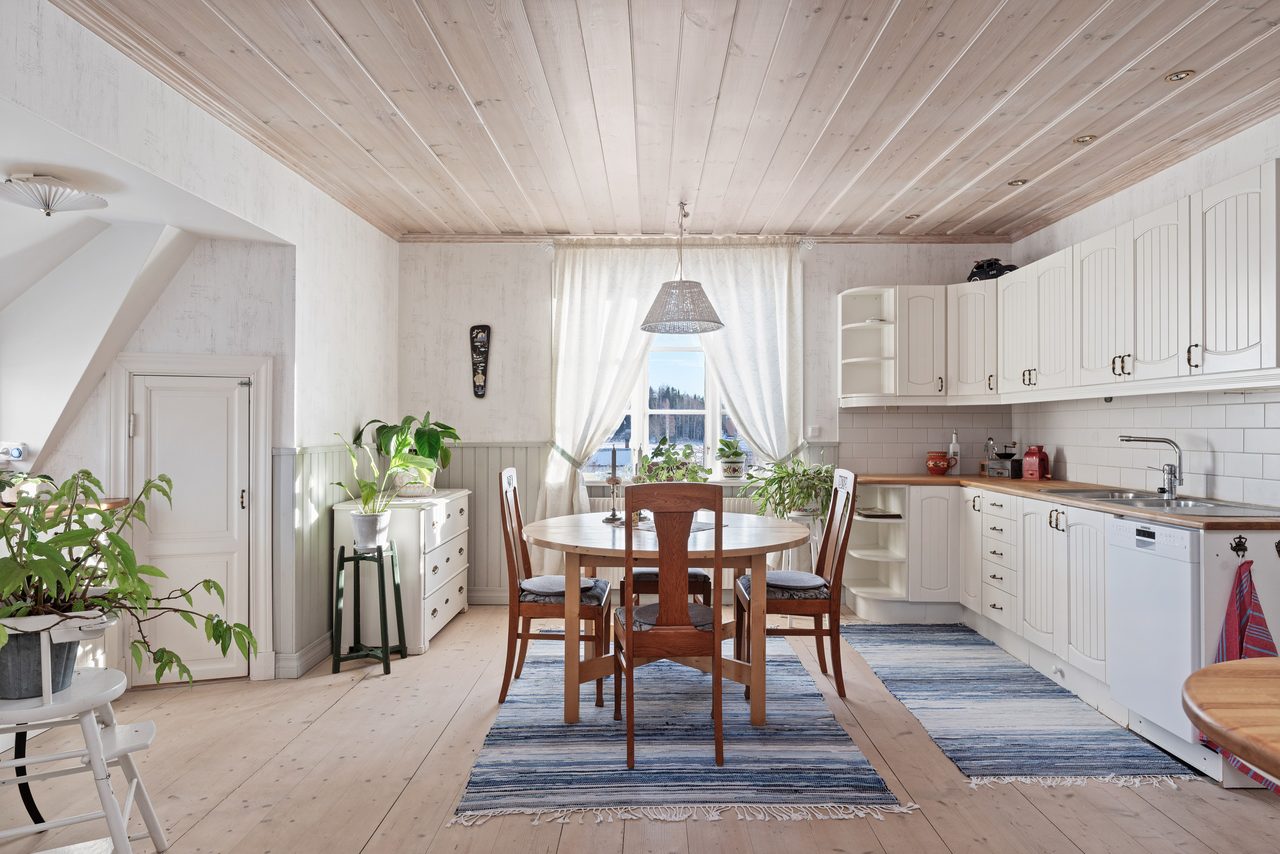 Kök på övre plan, boningshus