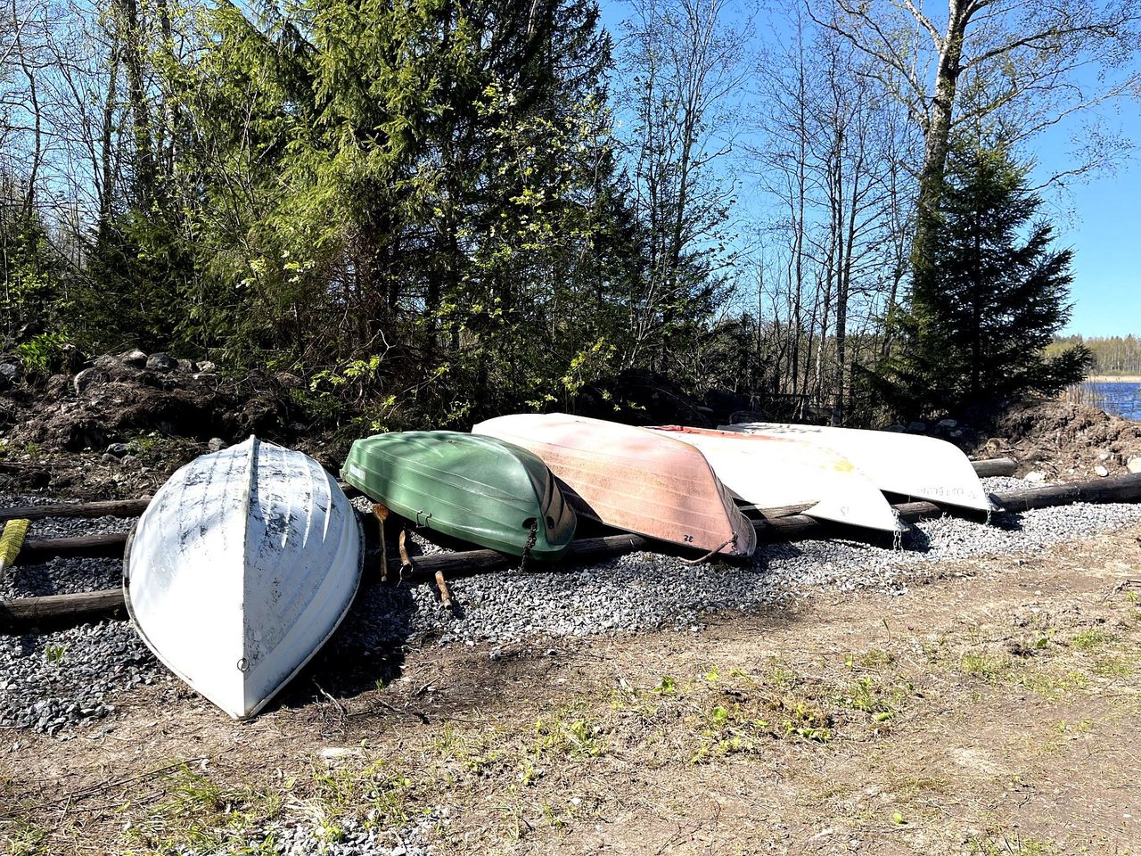 Uppställningsplats för båtar