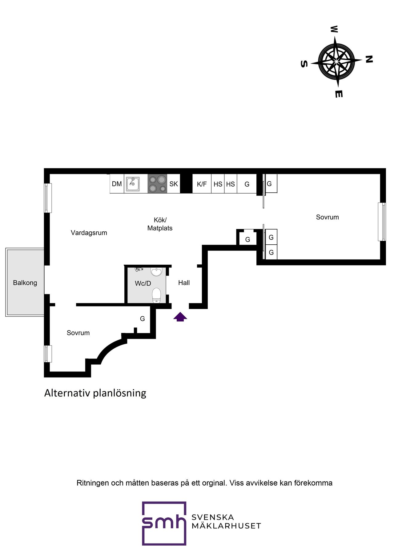 Alternativ planlösning