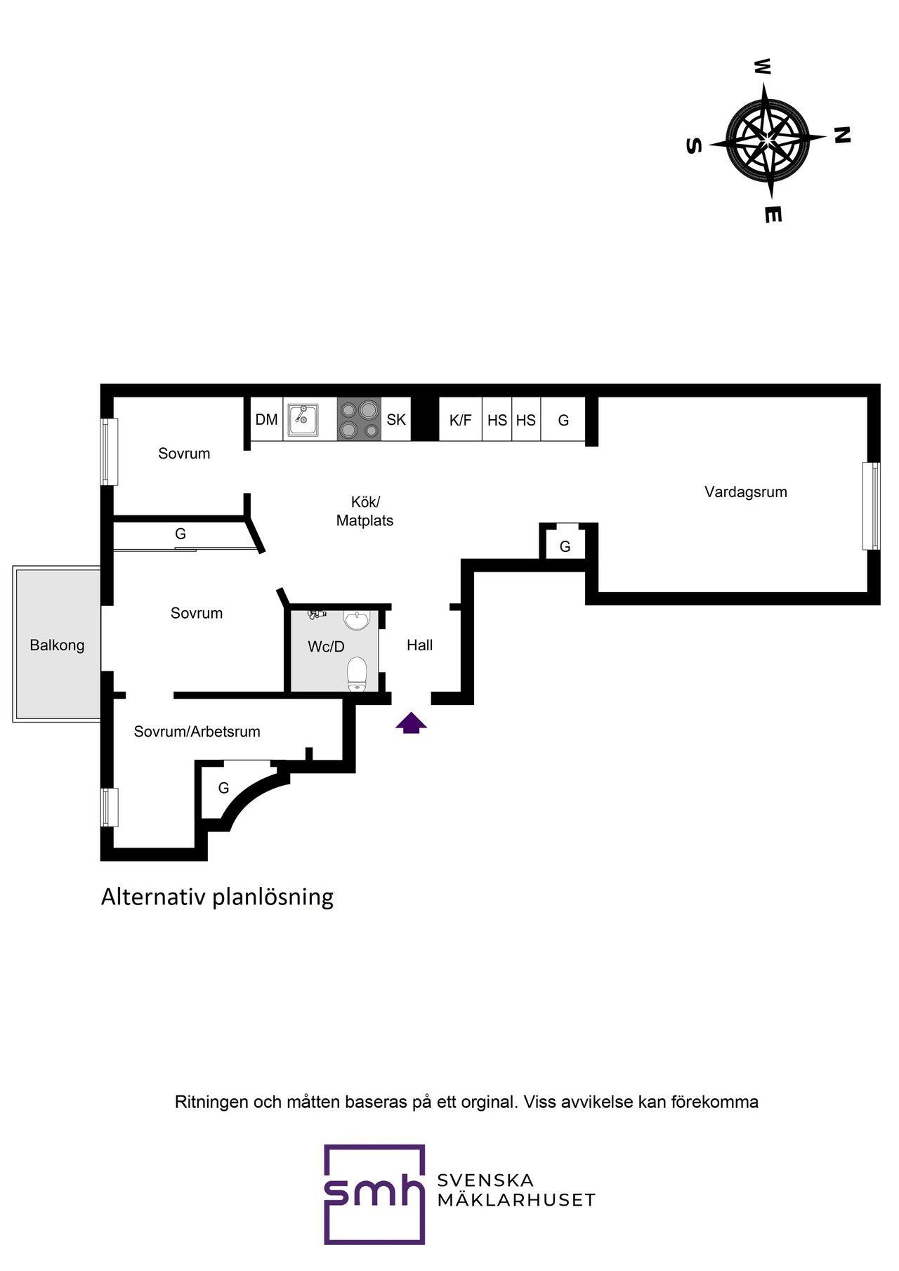 Alternativ planlösning