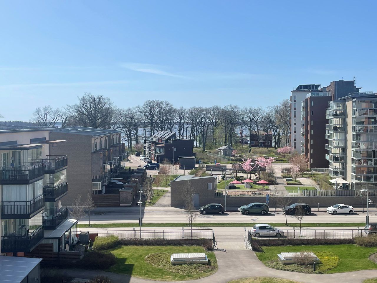 Underbart läge!, vinterbild.