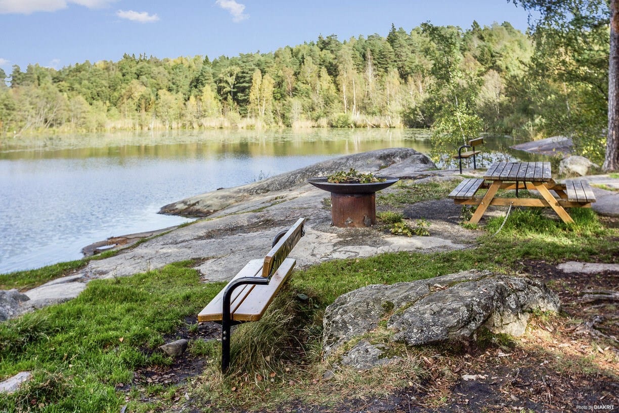 Vackra omgivningar för aktiv fritid.