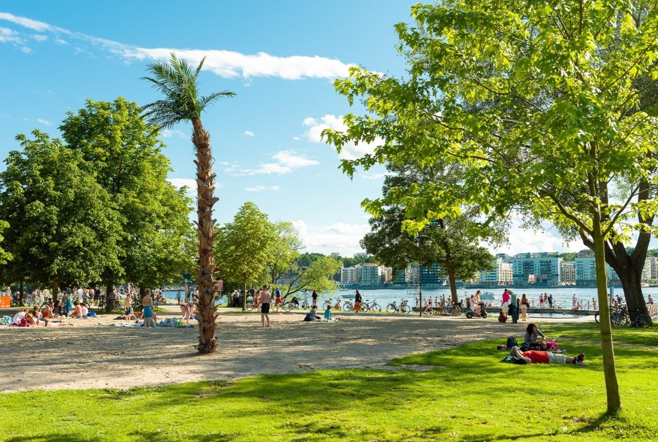 Strandbadet vid Tanto