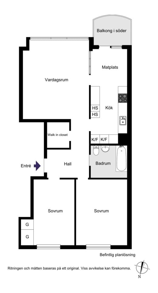 Nuvarande planlösning