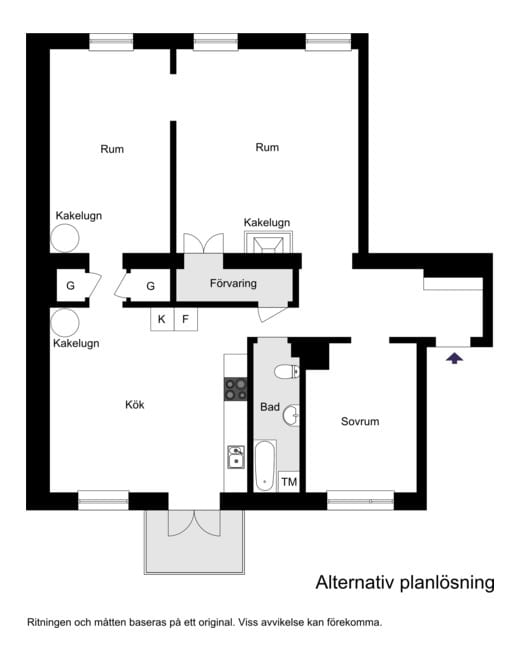 Alternativ planlösning