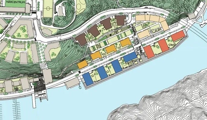 Södra vägen Situationsplan