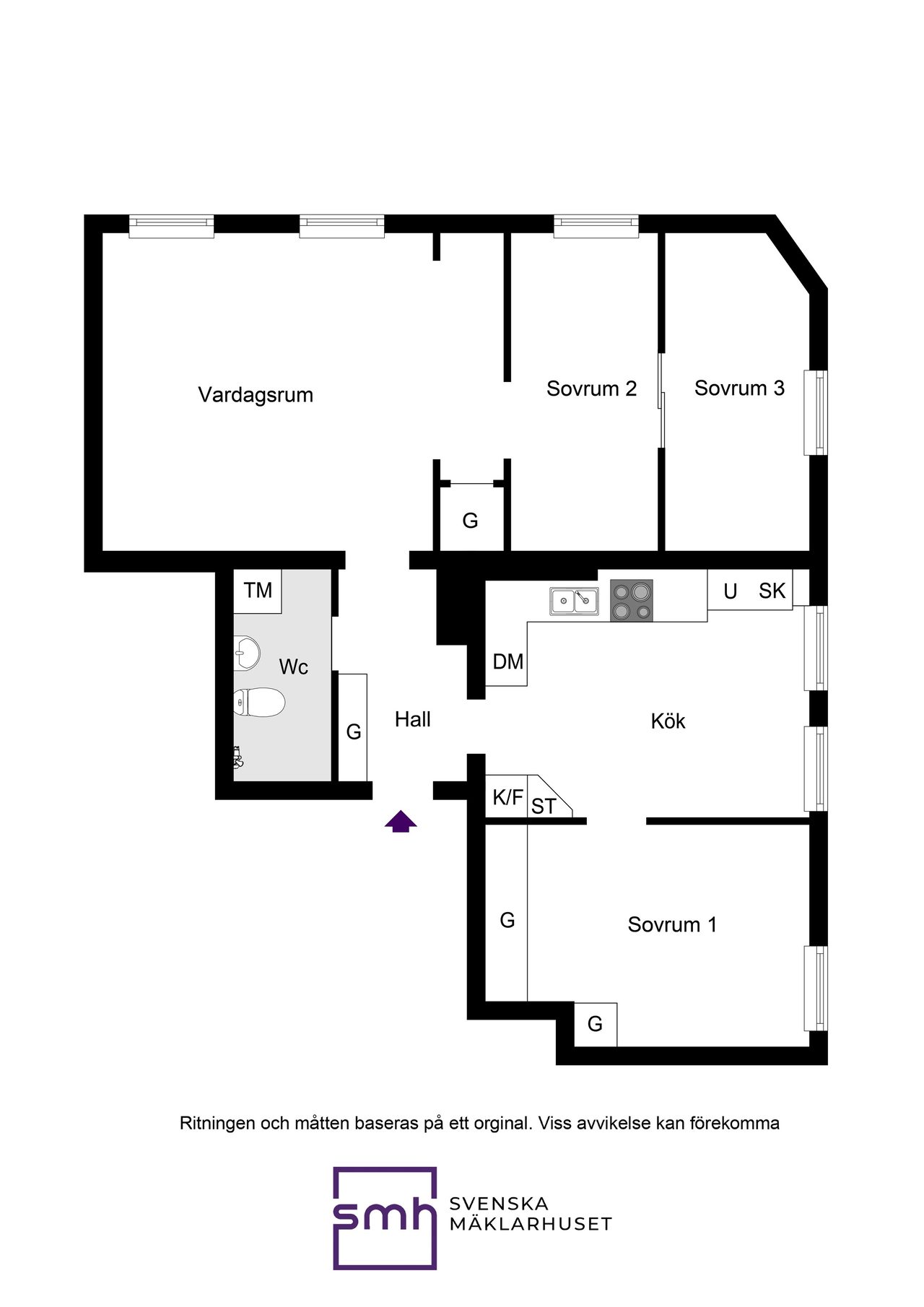 Nuvarande planlösning