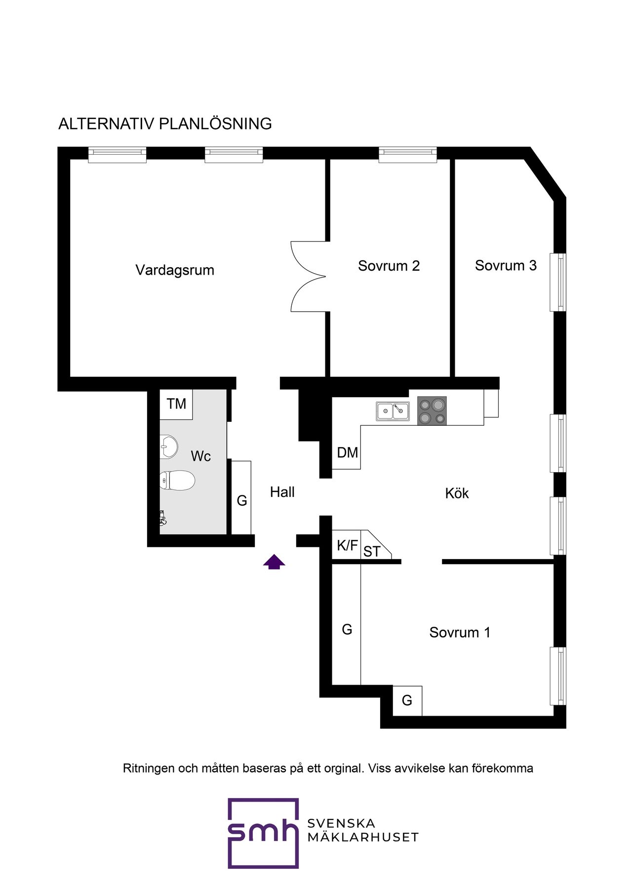Alternativ planlösning
