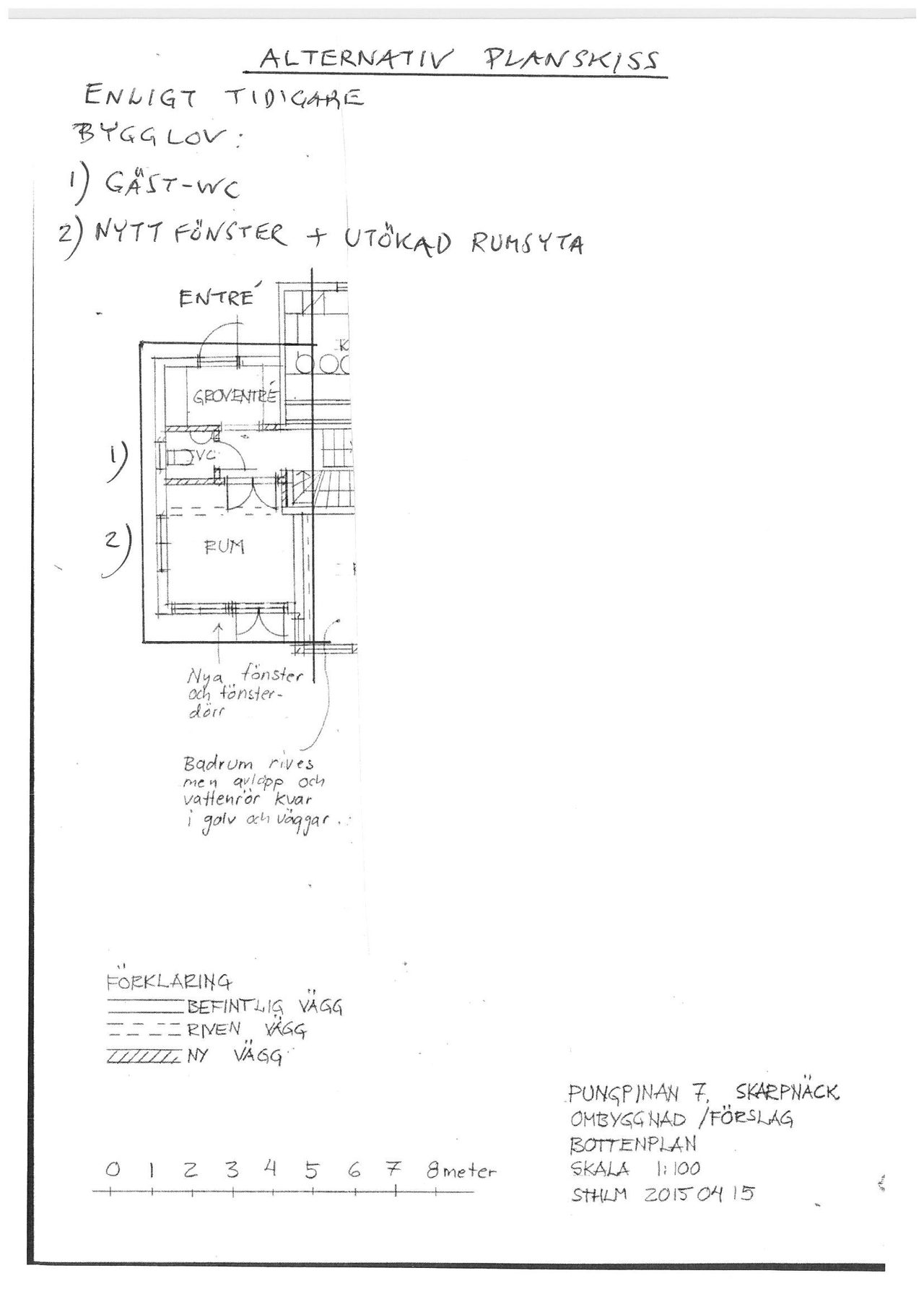 Alternativ planskiss