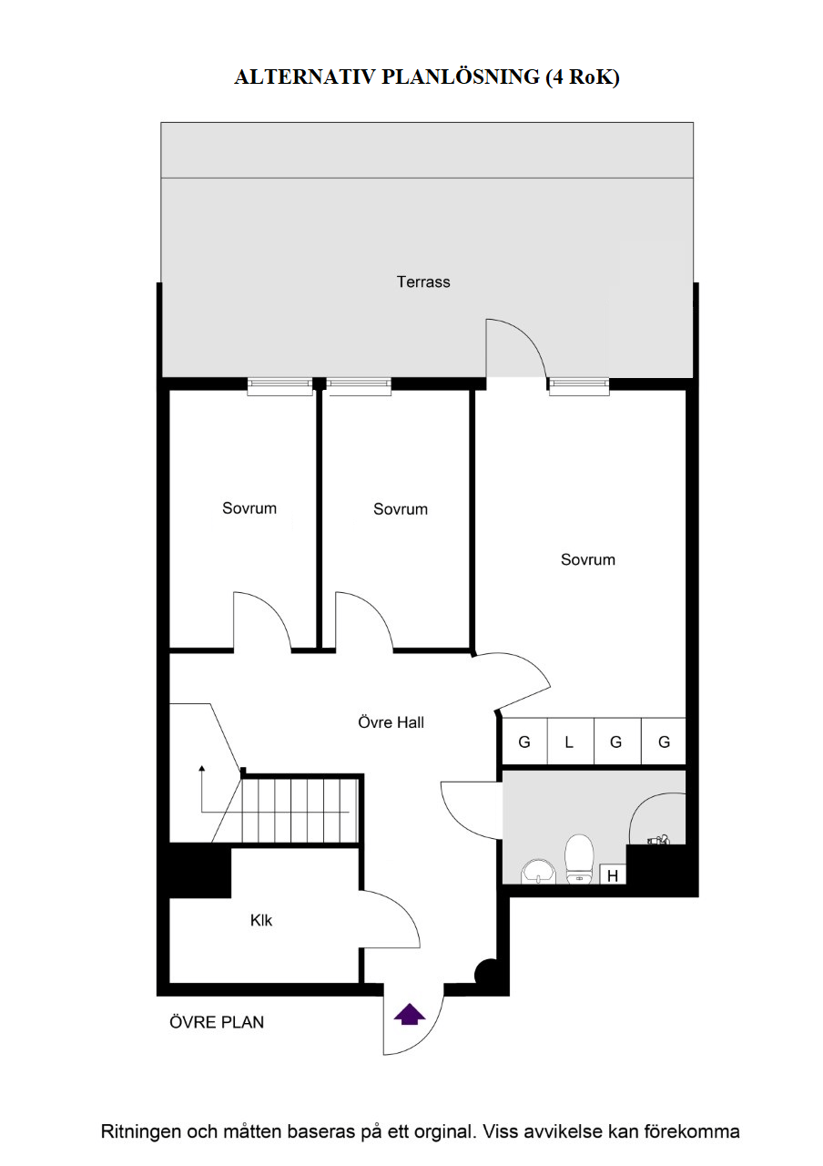 Alternativ planlösning
