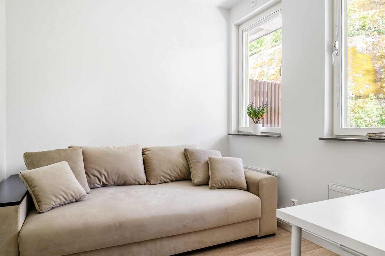 Sovrum 2 passar utmärkt som hemmakontor/gästrum eller barnrum