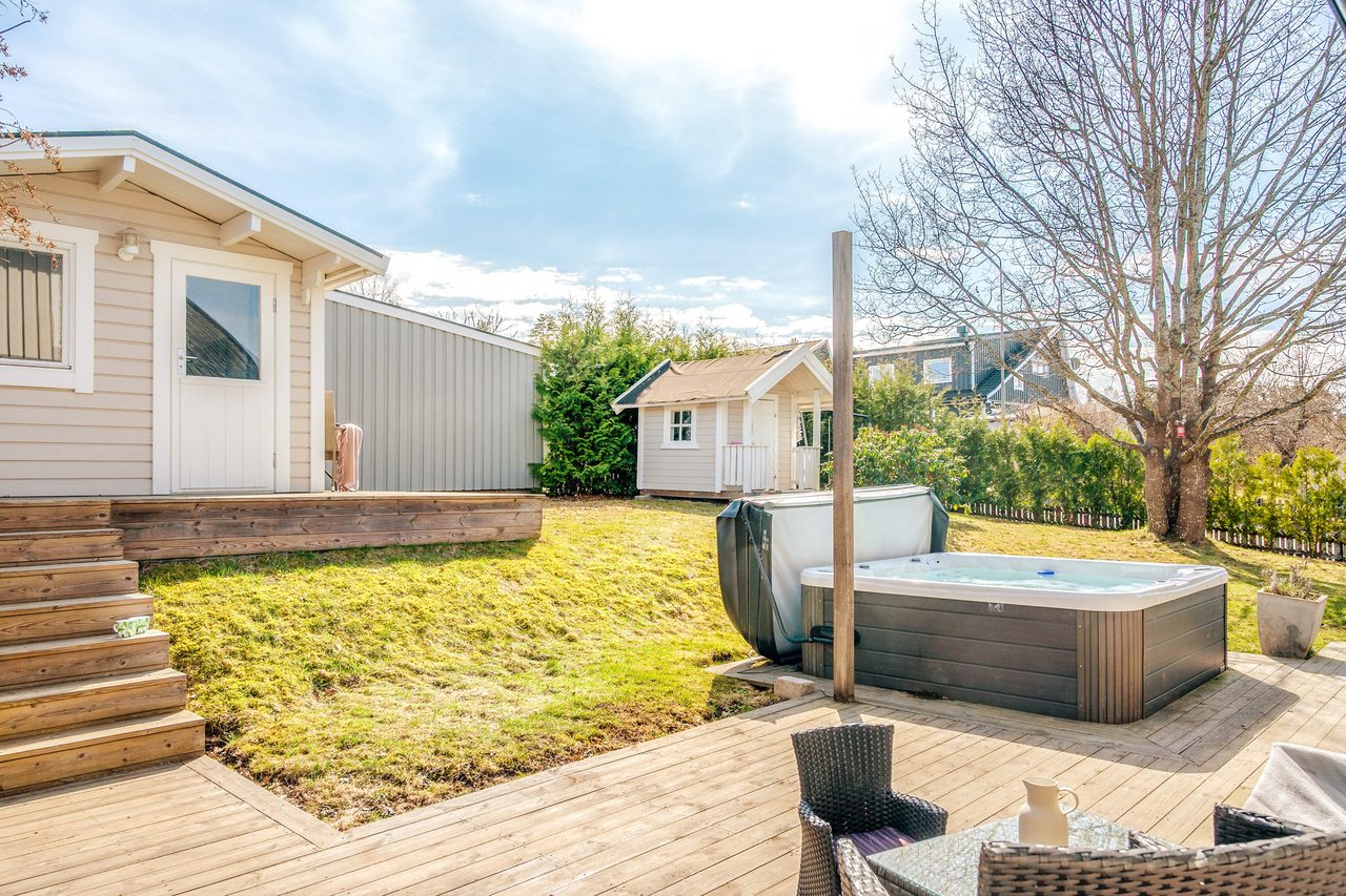 Den härliga baksidan i söder läge