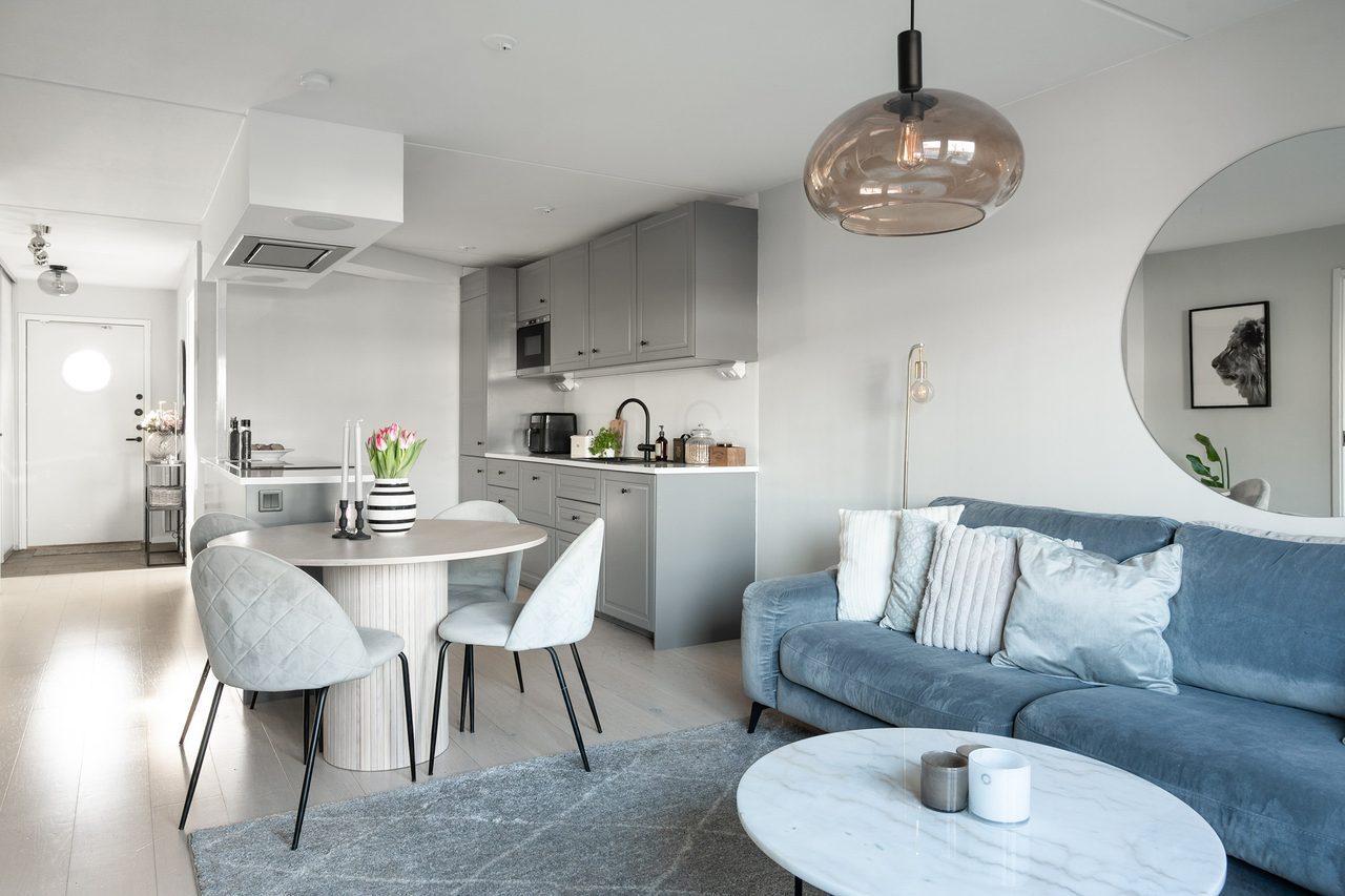 Ljus och luftig planlösning