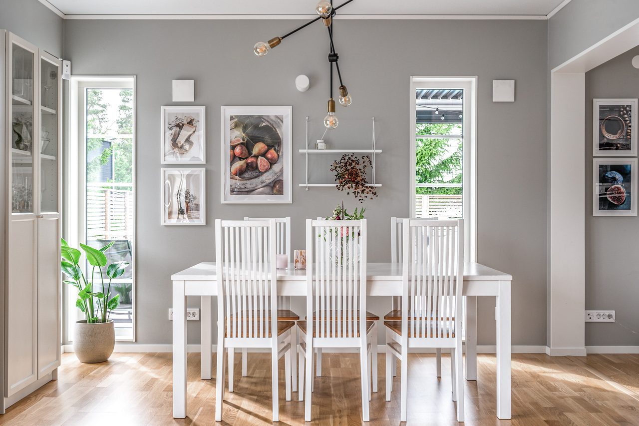 Gott om plats för middagsgäster