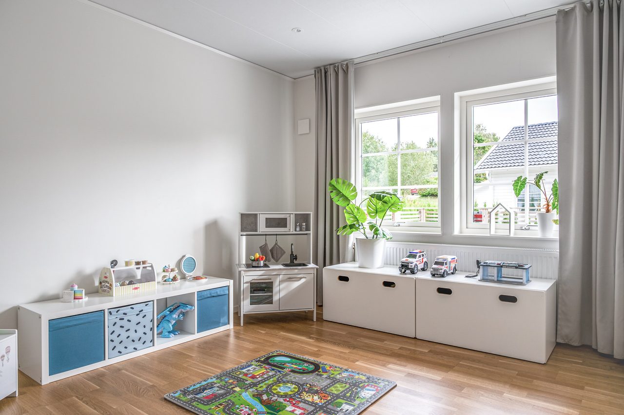 Sovrum 1 på entréplan