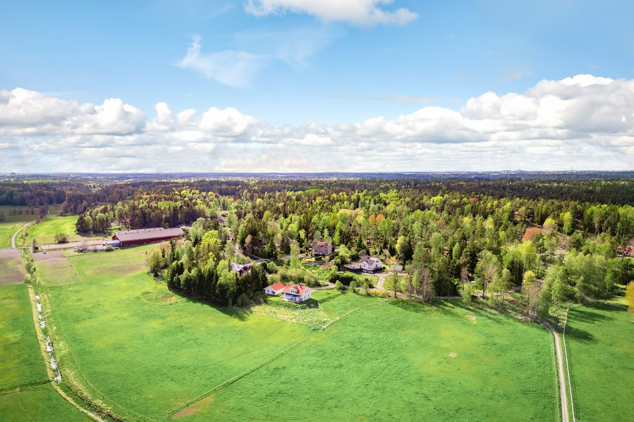 Lantligt boende med fantastiska omgivningar