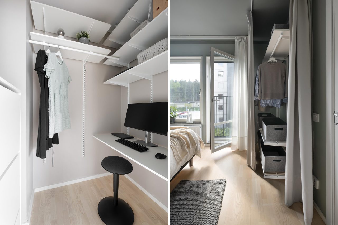 Förråd/klk via sovrummet