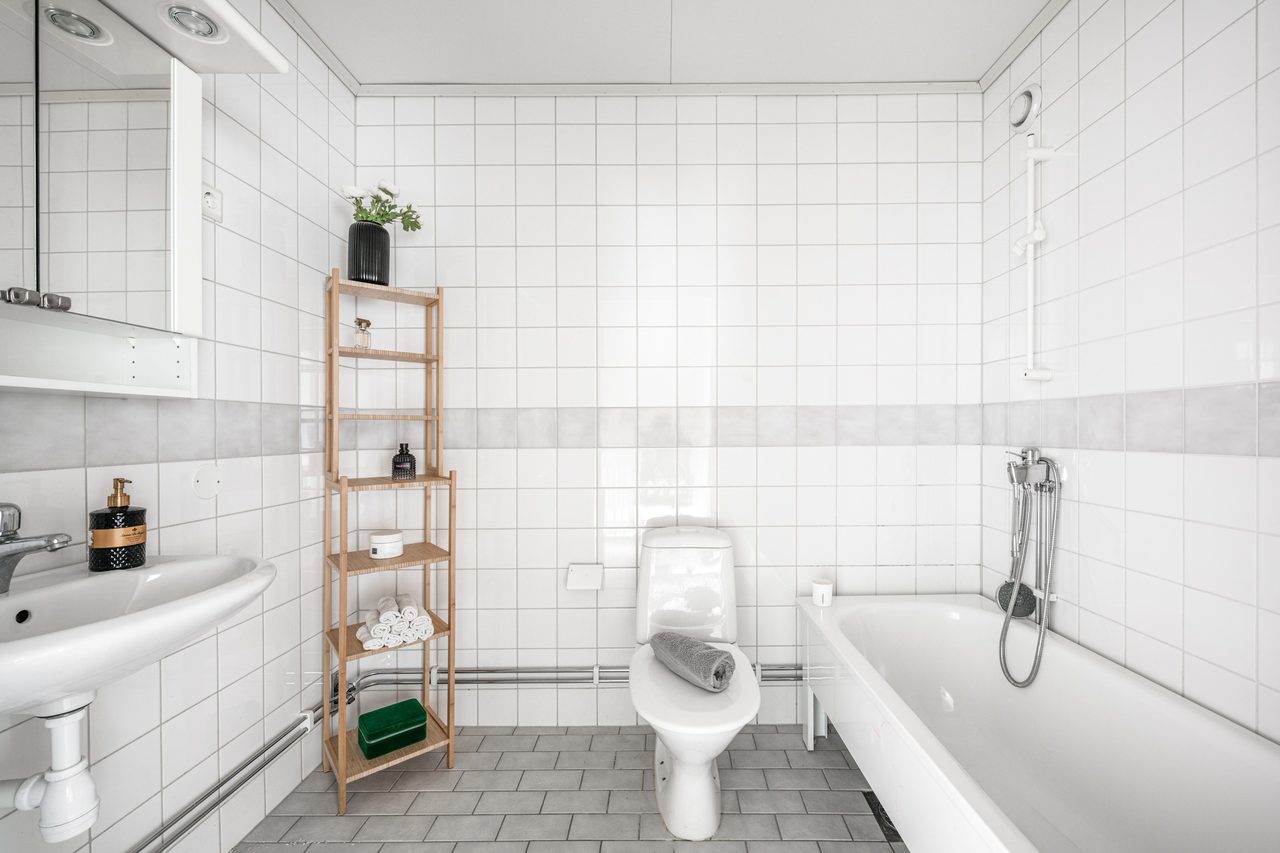 Badrum på övre plan