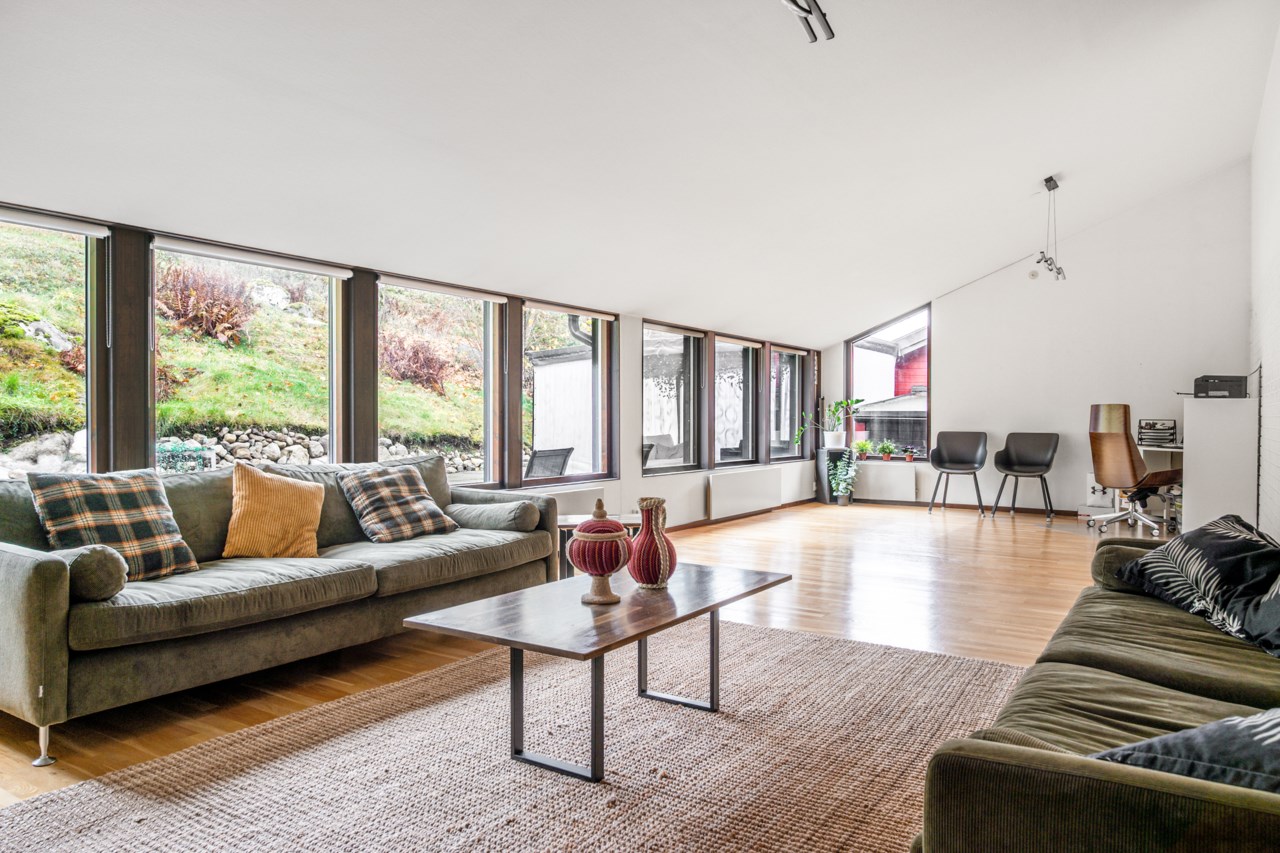 Ett rum för socialt umgänge där familj, släkt och vänner får plats