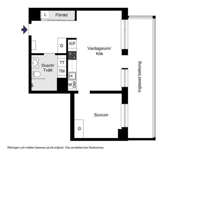 Planritning evenemangsgatan 34