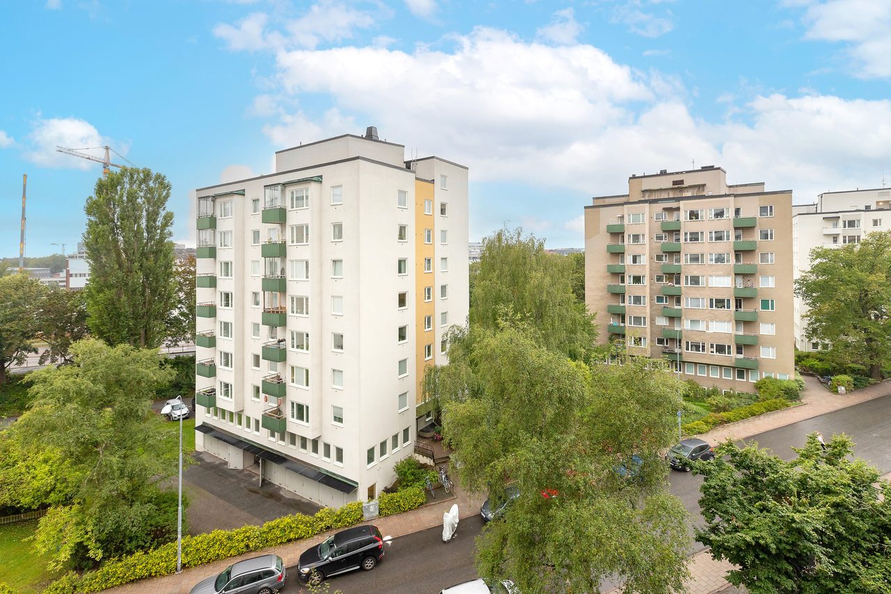 Utsikt från balkongen!