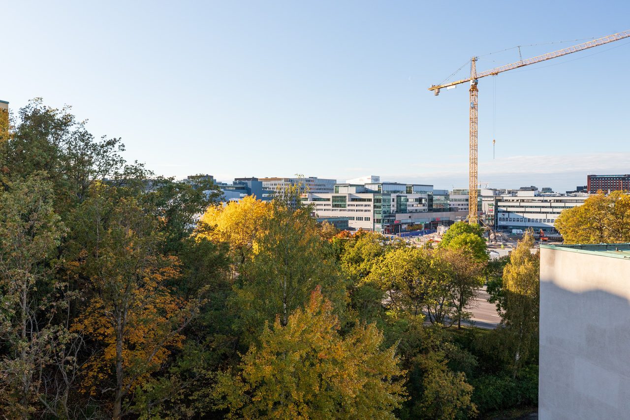 Utsikt från balkongen!