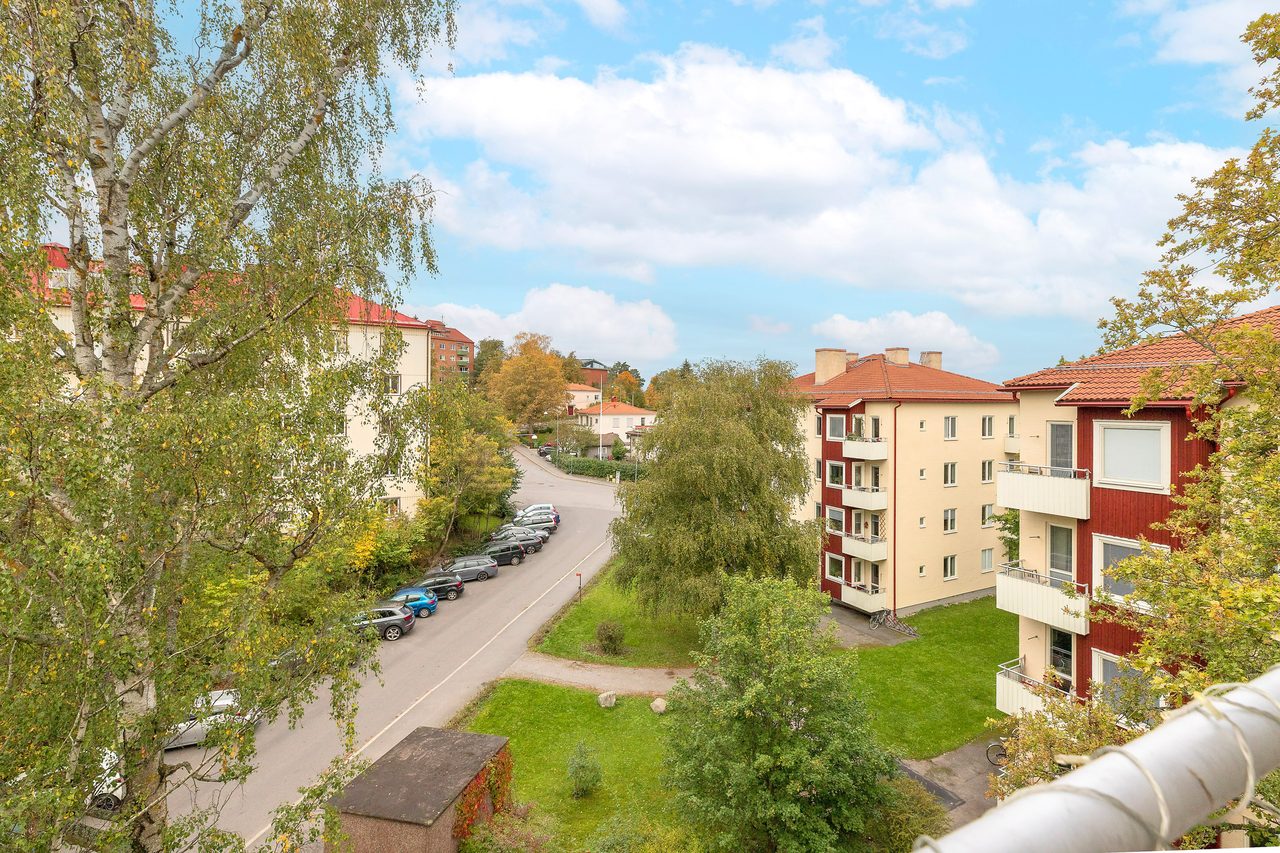 Utsikt från balkongen!