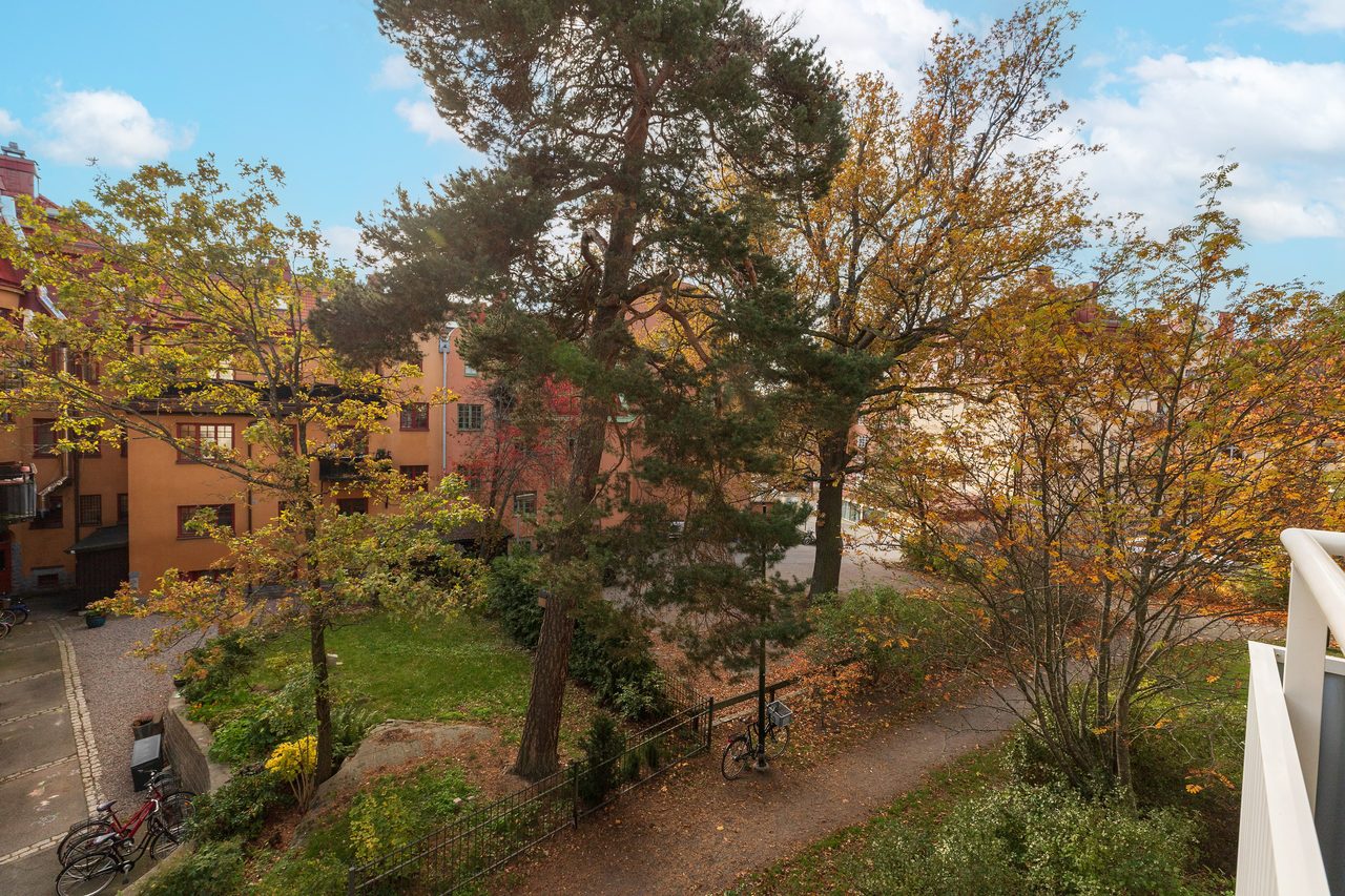 Utsikt från balkongen!