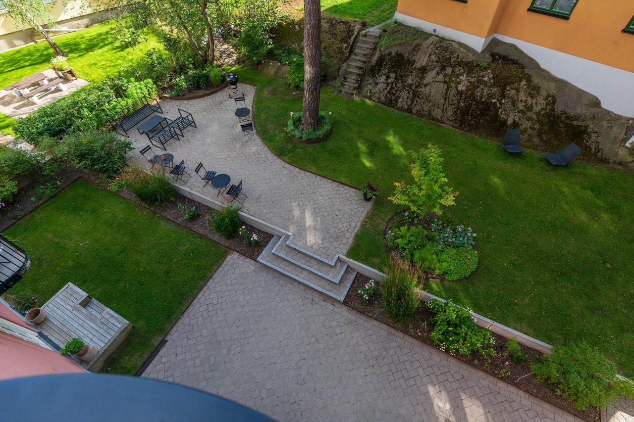 Utsikt från balkongen!