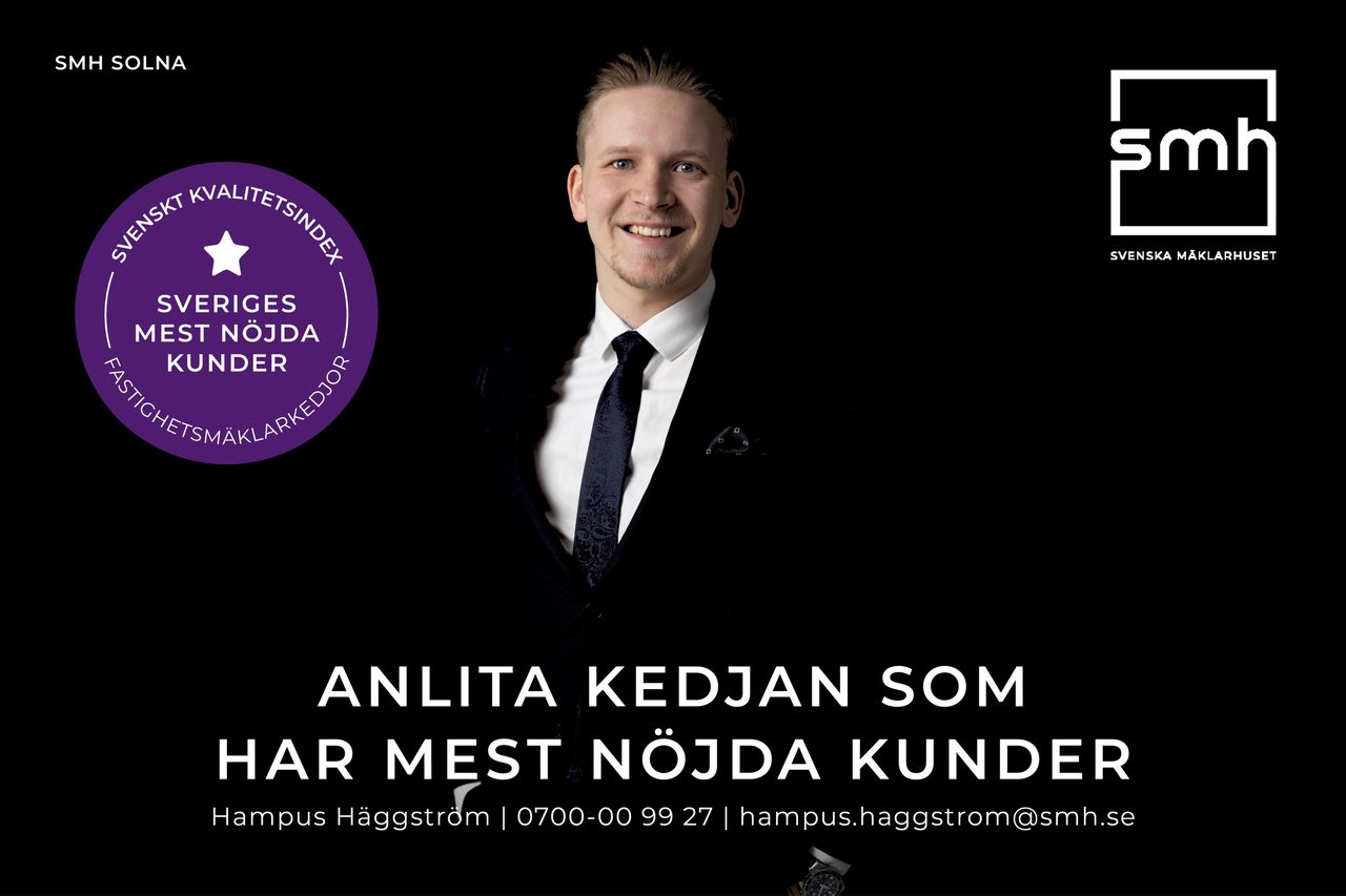 Digitalt visitkort Hemnet Solna - Hampus