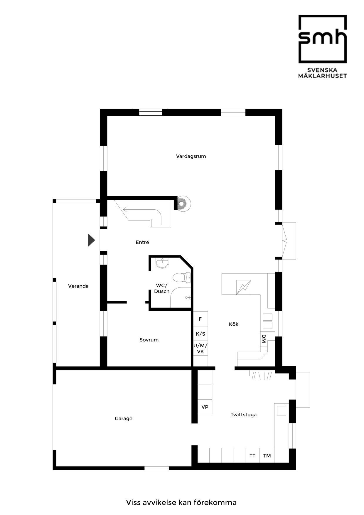 Planritning Entréplan