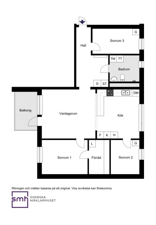 Pepparvägen 60, 4 vån