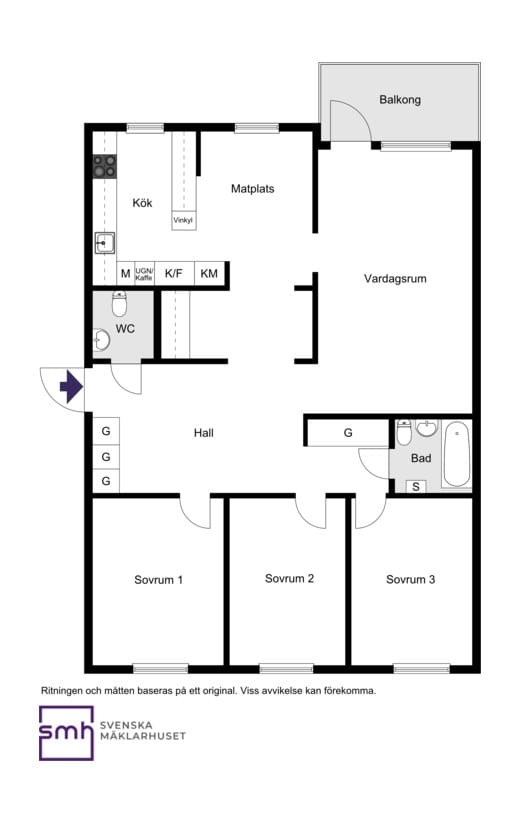 Larsbodavägen 50, 2 tr