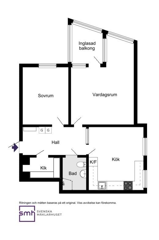 Planritning Russinvägen 4A