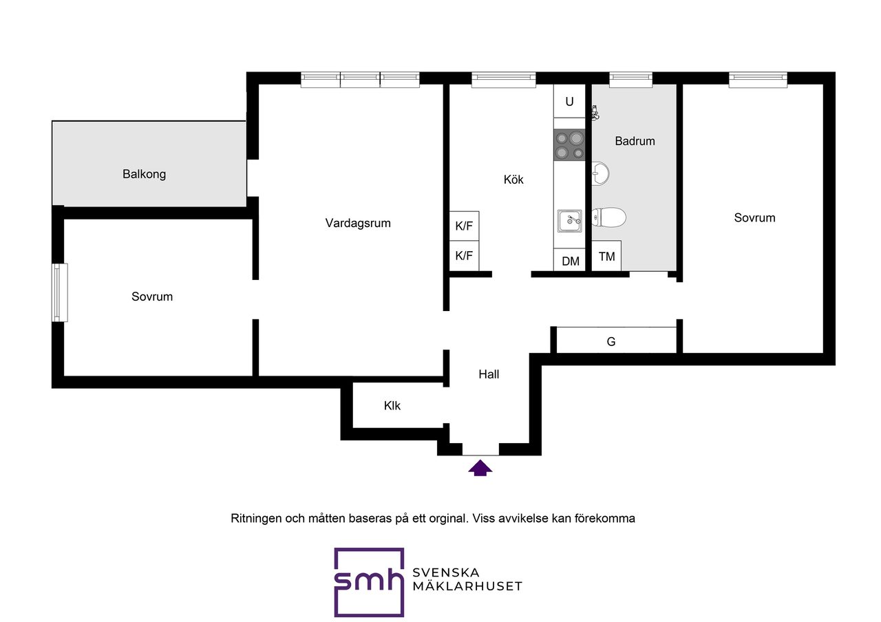Planritning Sköndalsvägen 112