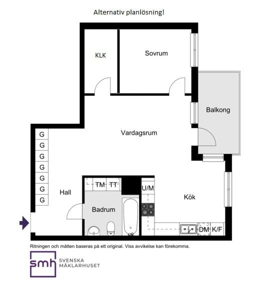 Alternativ planlösning