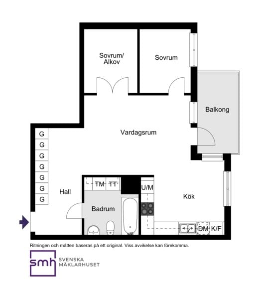 Johan Skyttes väg 398, 1tr