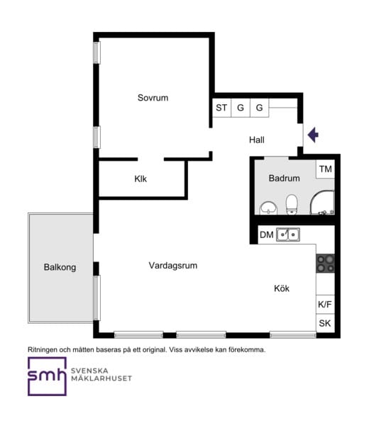 Rubanksgränd 3, vån 3