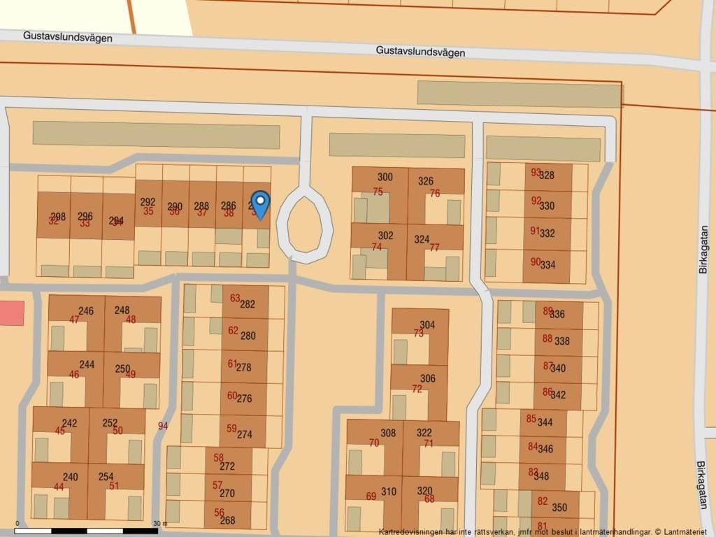 Lågupplöst Fastighetskarta