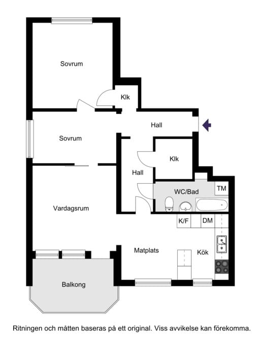 Myggdalsvägen 106, vån 2