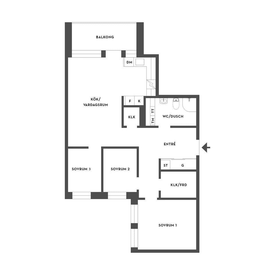 Alt planritning 4RoK