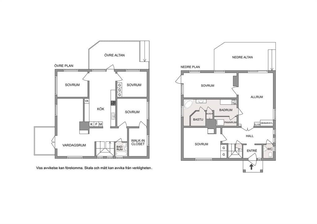 Klockvägen 5 planritning