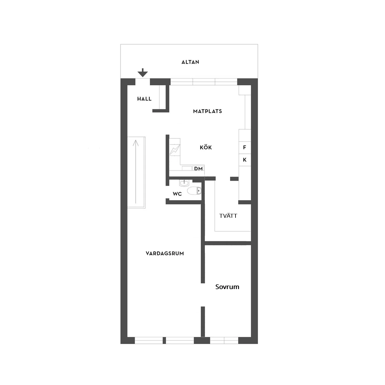 Musserongången 88 övre plan