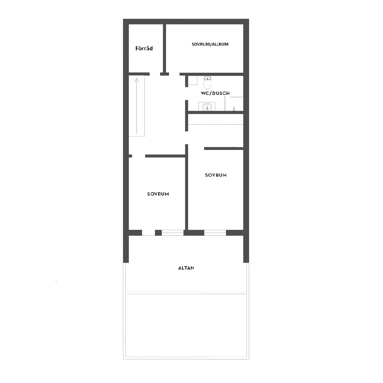 Musserongången 88 nedre plan